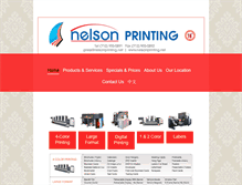 Tablet Screenshot of nelsonprinting.net